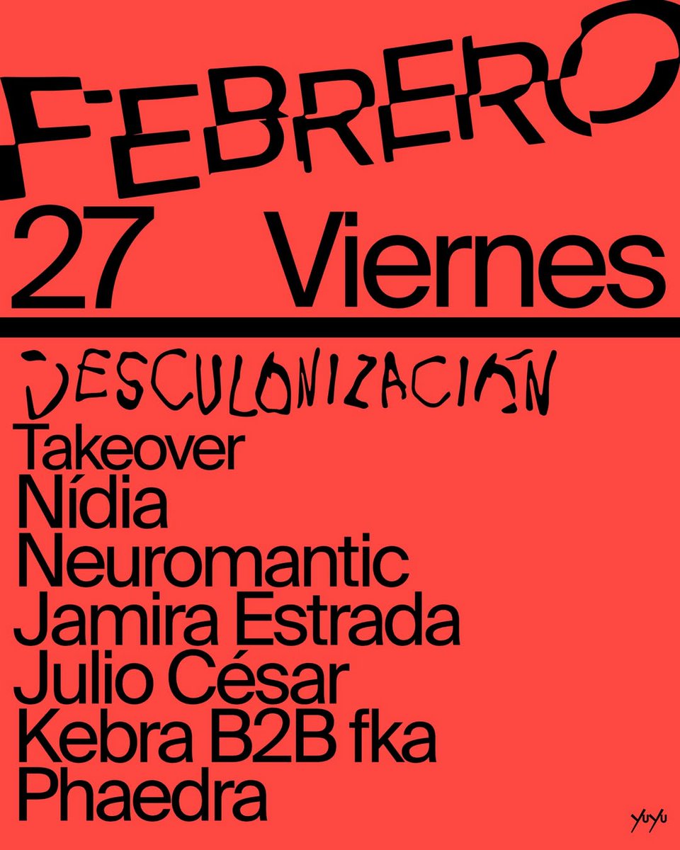 NochesElectroMx's tweet photo. 🌱 Esta finde en Yu Yu ⚡
27+28.Febrero.2026 #CDMX 🇲🇽
Lista de invitados 🎟️ #NoCover
🔗▶️ https://t.co/gesaFBKx1x
#YUYUCineClub https://t.co/2D2HMU9IV9