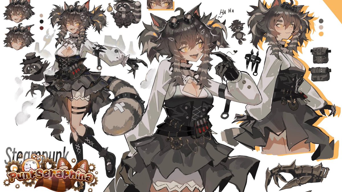 PunkSeraphina ⚙️The steam punk raccoon ⚙️ tweet media