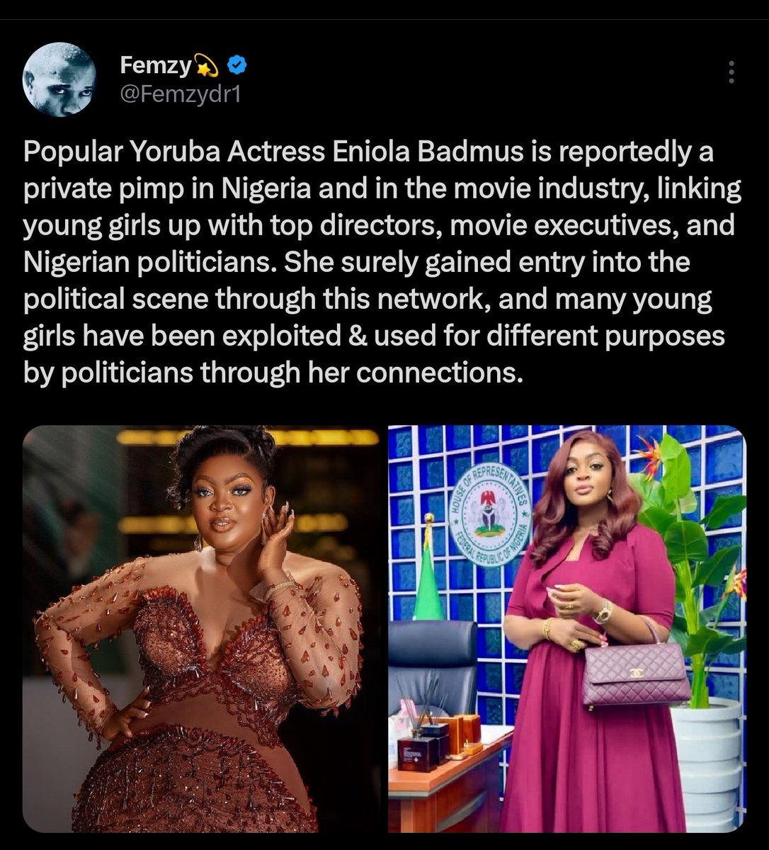 Banger-made popular boy , Femxy , who goes by the name Ayilola Oluaware has been arraigned by forces believed to be Chaired by Eniola. Sources believe that it was because of the defamatory post he made yesterday about the popular social media influencer, Badmus Eniola.
