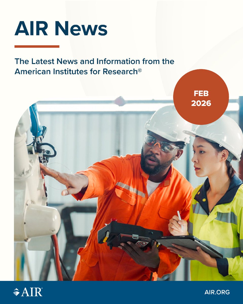 American Institutes for Research tweet media