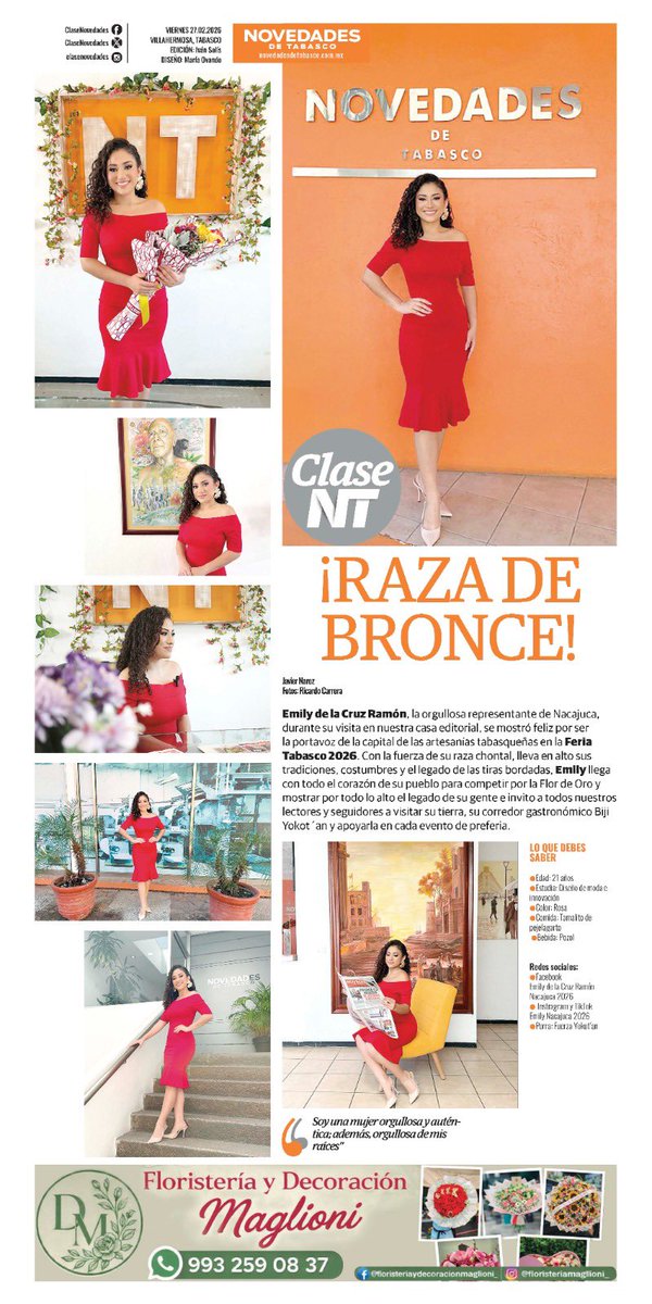 Nuestra edición 27 febrero 2026 #novedades #tabasco #sociales #sociedad <a href="/ndetabasco/">Novedades de Tabasco</a> <a href="/JavierNarez/">Javier Narez 📸</a>