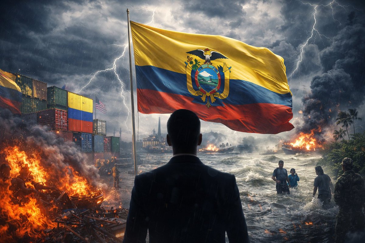 Ecuador no puede vivir en modo reacción permanente. 🇪🇨
Si hay guerra comercial, que sea defendiendo con firmeza nuestros intereses. Si hay emergencia por lluvias, que la respuesta sea inmediata y eficiente —no burocrática.
El país necesita liderazgo real, decisiones valientes y