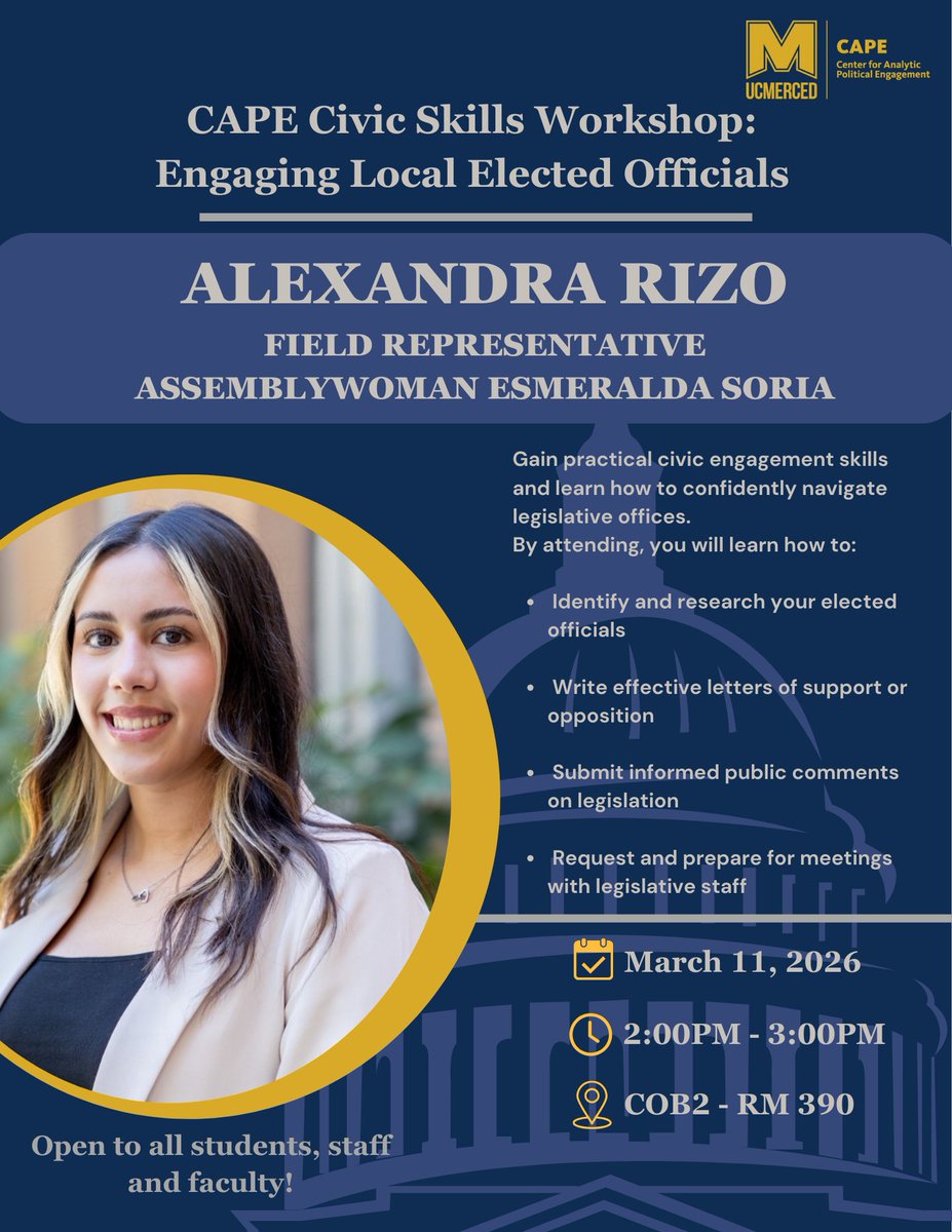 CAPE at UC Merced tweet media