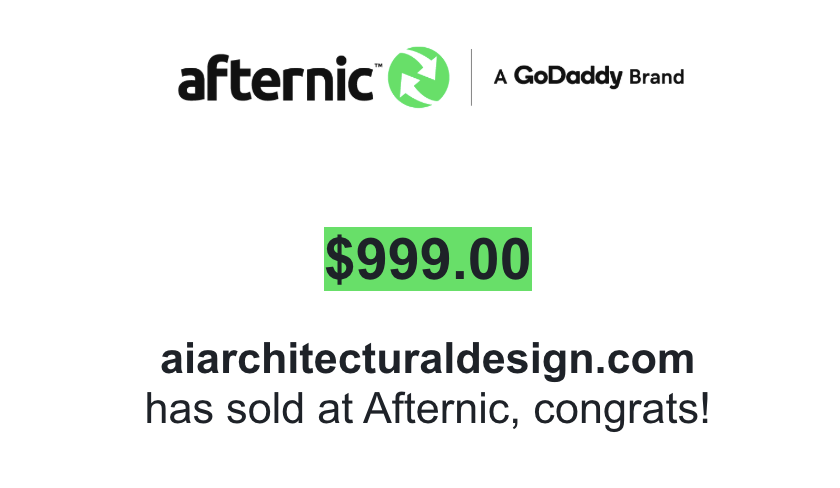 Sold! 
Ai+double keyword.
10K – 100K mo searches, $0.42- $5.78 CPC.
21 characters.
17 mo hold time, Boost on.
Sold via Afternic Partner reg path (not GoDaddy).

First sale in over 6 months at <a href="/afternic/">Afternic</a>.

#afternic #domainsold