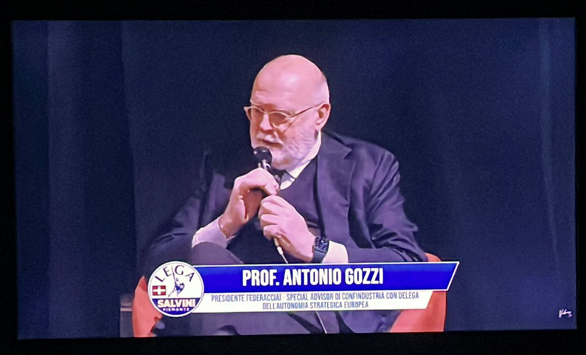 xnitius's tweet image. Intervento Prof. #Gozzi sottolinea il fatto che il #TeamEconomia della @LegaSalvini sia e sia sempre stato disponibile ad ascoltare gli imprenditori.
#StatiGeneraliEconomia2026
#Arona