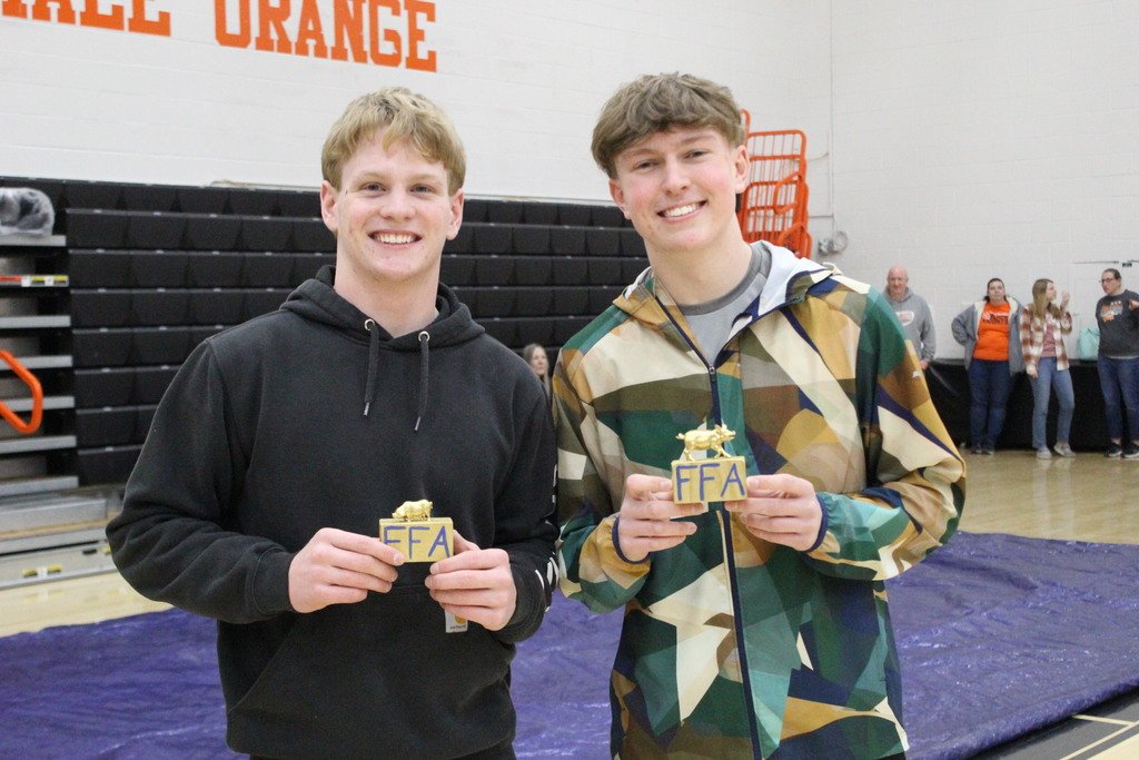 It was a fantastic FFA Week, February 23–27! 🌾🖤🧡

Our FFA members packed the week with activities that showcased leadership, service, and school spirit, and  huge thank you goes to teachers Mrs. Hailey Cunningham and Mrs. Kyla Miller for all of their work behind the scenes.