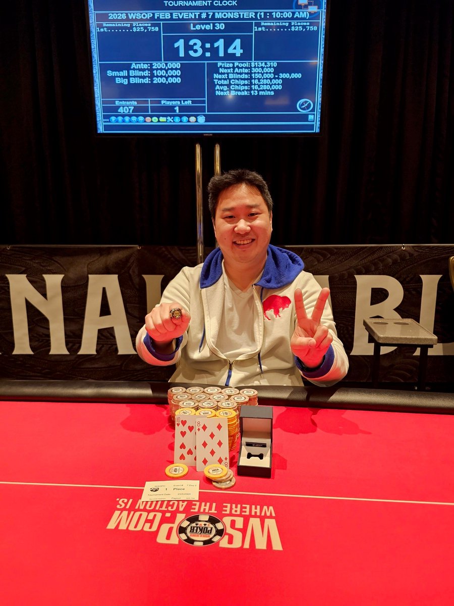 HorseshoeBmore's tweet photo. Hot tables. Big hands. Fresh champions🔥 
The @WSOP grind at The Shoe is not slowing down!

Gambling Problem? Call 1-800- GAMBLER. https://t.co/3VkHgwbcsc