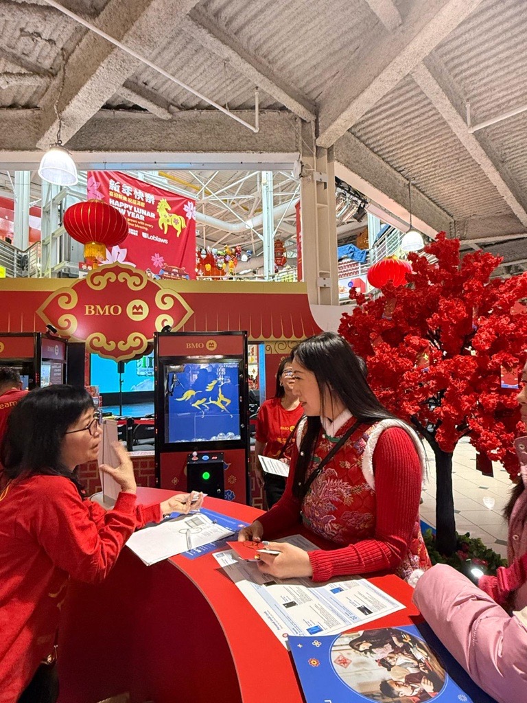 DanielleYHall's tweet photo. BMO was proud to be part of the Lunar New Year 2026 celebration at Pacific Mall, welcoming more than 40,000 visitors to ring in the Year of the Fire Horse. From moments of connection to shared celebration, it was a meaningful way to celebrate and support the community. https://t.co/2vU4beTkNx