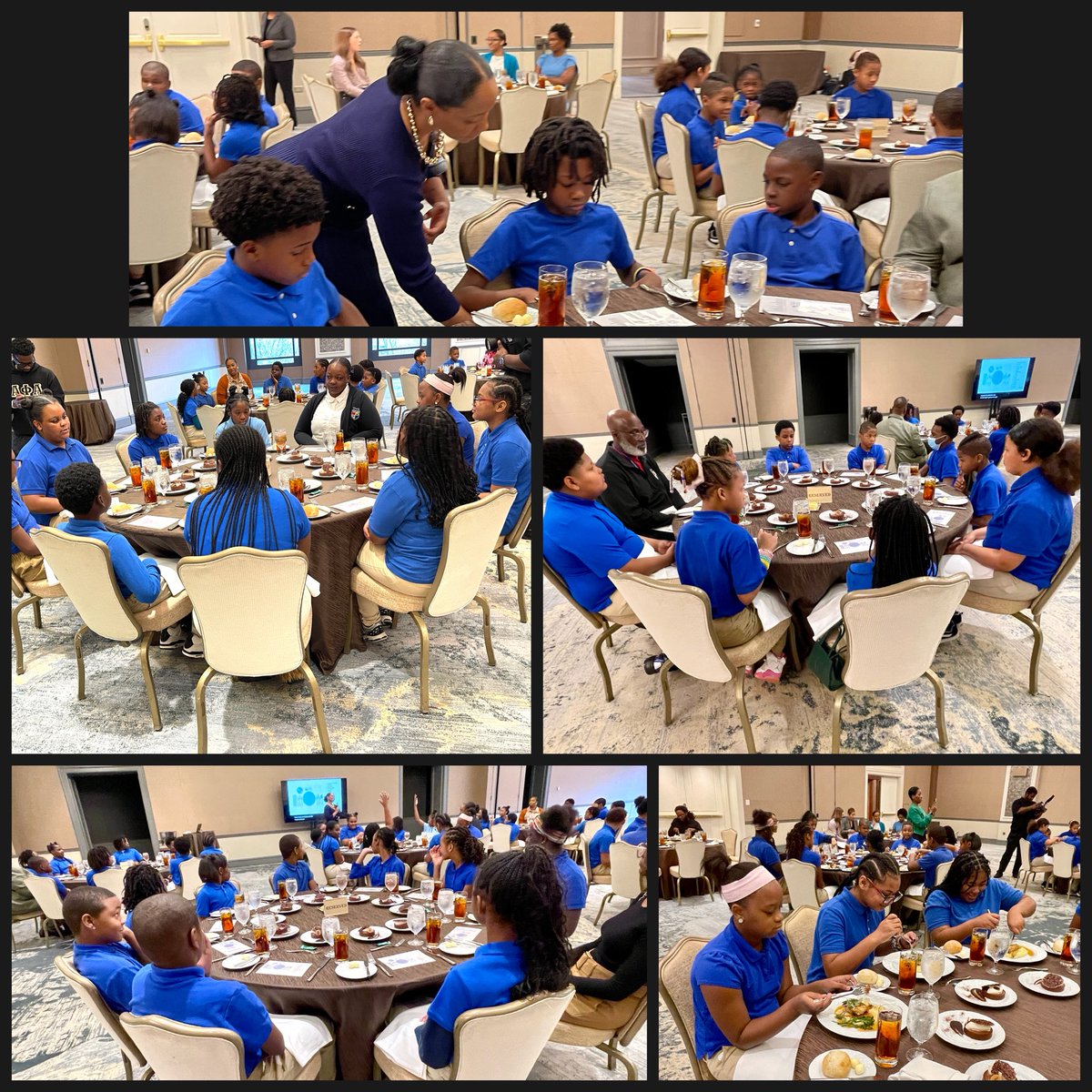 TrinaScounselor's tweet photo. Another great etiquette experience @FourSeasons for our 5th grade scholars @APSTAGAcademy. A special thanks to Ms. Thrash  @MSMEDU for always exposing our students to next level opportunities beyond the school borders! #theTAGexperience @melsithole @marcopitts @EducatorBowden https://t.co/f5pZZsltjU
