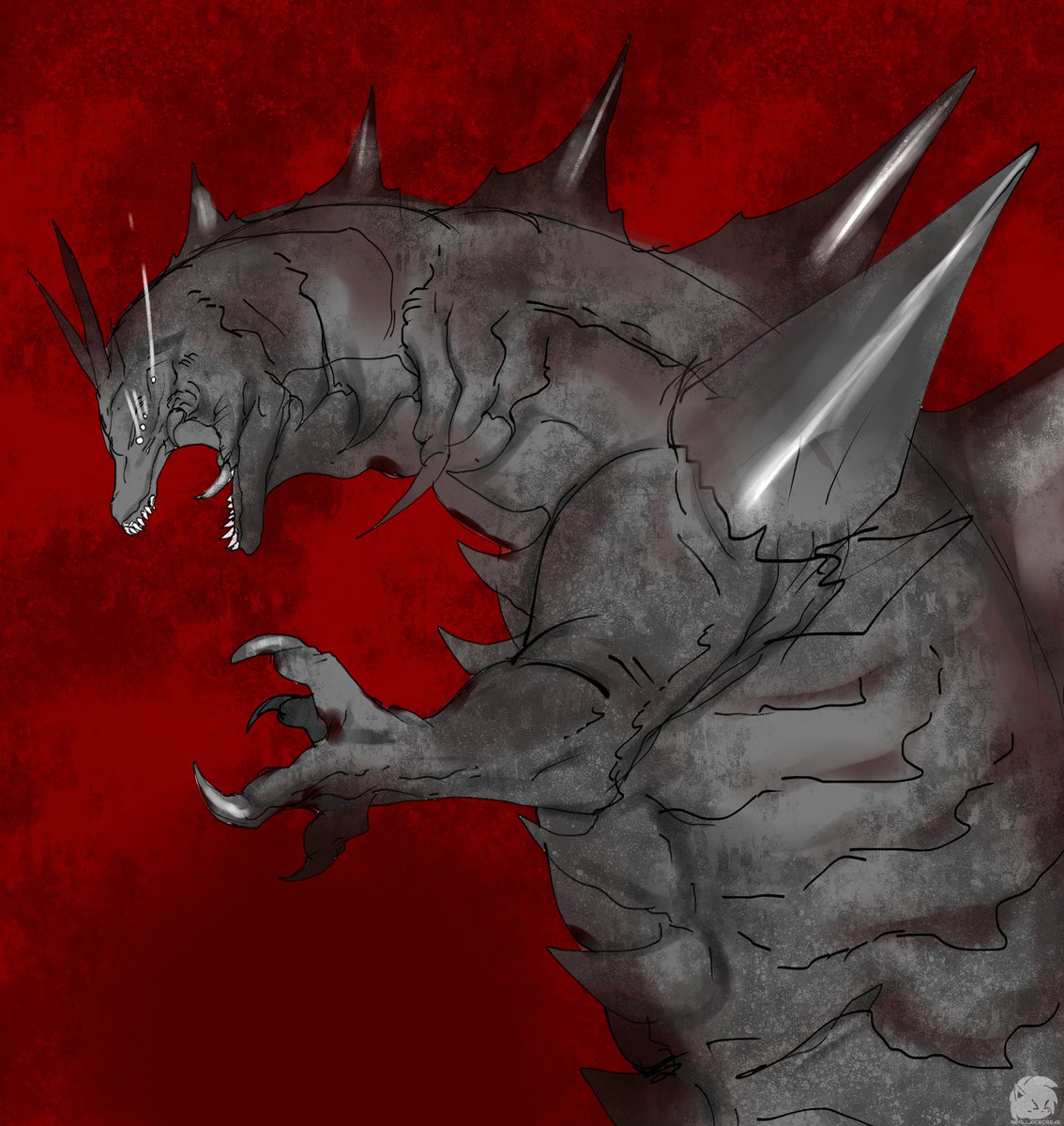 VanillaIceCreae's tweet photo. Reposted the quality turned garbage 

My space Godzilla!! https://t.co/t80LOcWfOu
