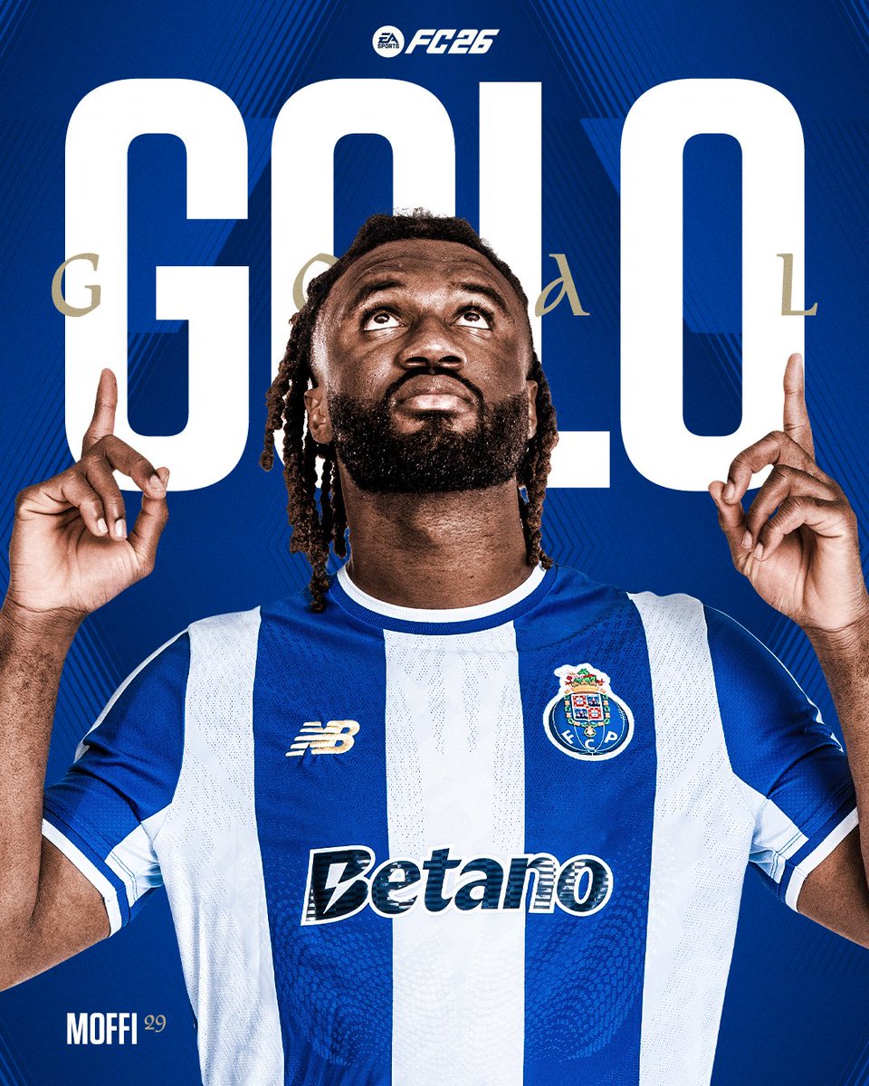 ⚽90+8' 𝙂𝙊𝙇𝙊𝙊𝙊𝙊𝙊𝙊𝙊𝙊𝙊! É de TEREM MOFFI! 

🔵⚪ FC Porto 3-1 FC Arouca

#FCPFCA #SeguimosJuntos
