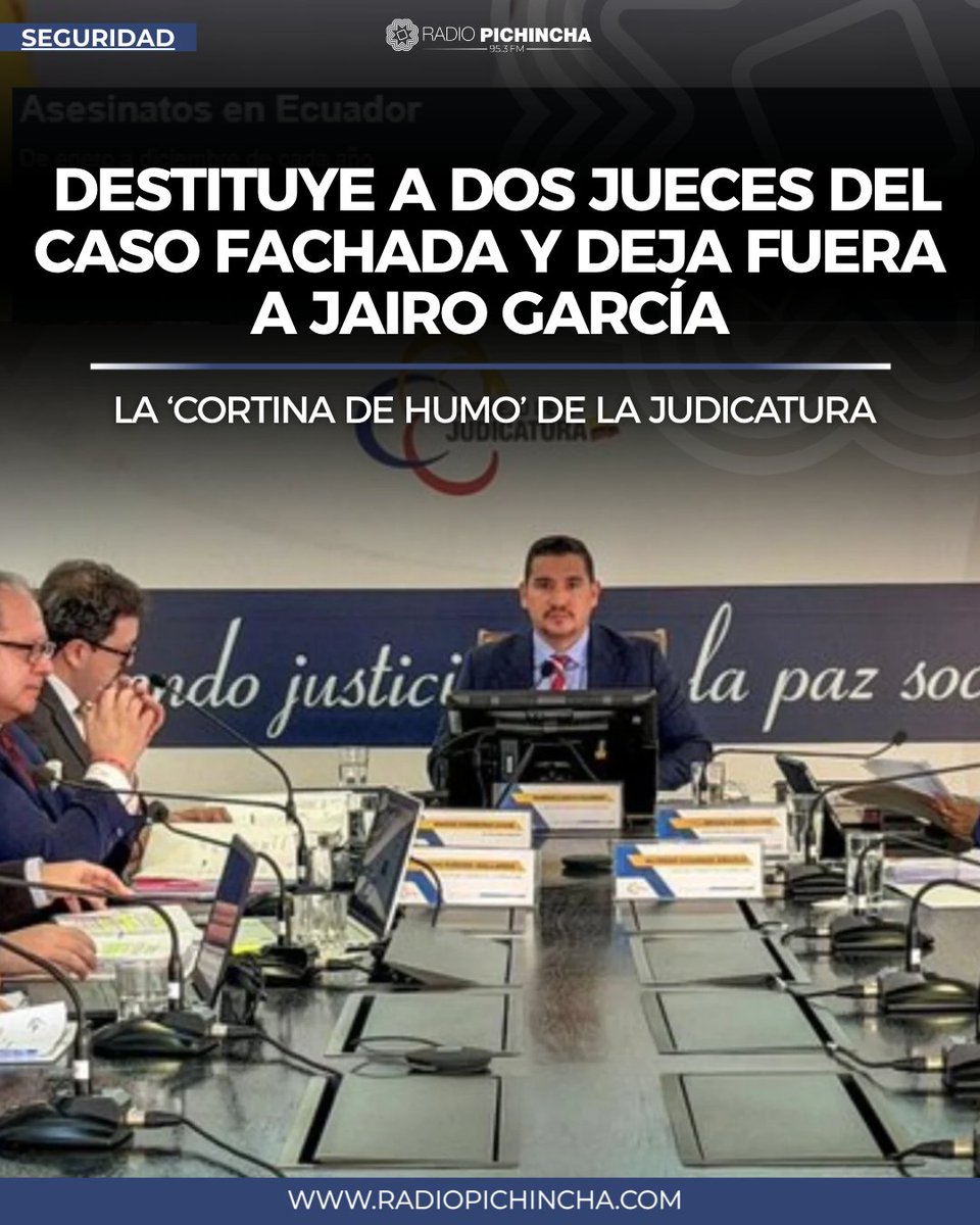 radio_pichincha's tweet photo. 🔒#SEGURIDAD |  Un informe previo, aprobado por los asesores de los vocales de la Judicatura —con excepción del despacho de Magaly Ruiz—, reconoció que los jueces anticorrupción Christian Quito y Gabriela Lara no actuaron en el caso Fachada, por lo que administrativamente no eran susceptibles de sanción.
#LaRadioDeLasNoticias
Los detalles ⬇
https://t.co/rLR6FVmmI3