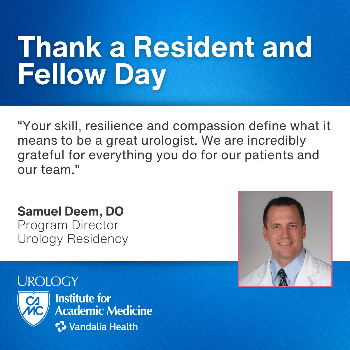 CAMC Urology Residency tweet media