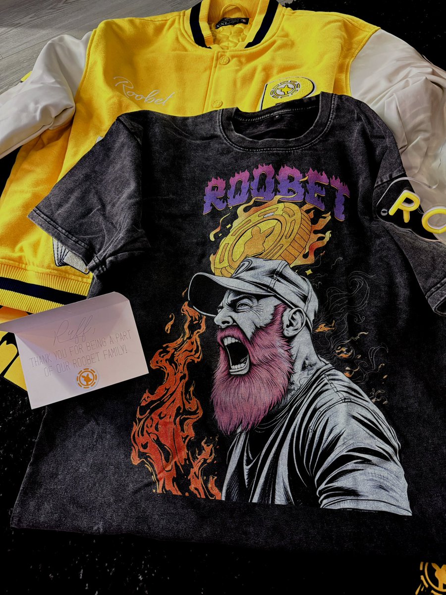 HeyItsRUFF's tweet photo. ROOBET HAS BEEN A MASSIVE W FOR OVER A YEAR! 🙏🏼 Thank you to Mitch for going out of his way to make these rad shirts for me! I’ll be shipping some too! As always, use code HEYITSRUFF on https://t.co/5tlq2ydEqc 🦘 $12.5k LB 💸💸💸💸
@Roobet  @RoobetMitch https://t.co/jaowbTiT8C