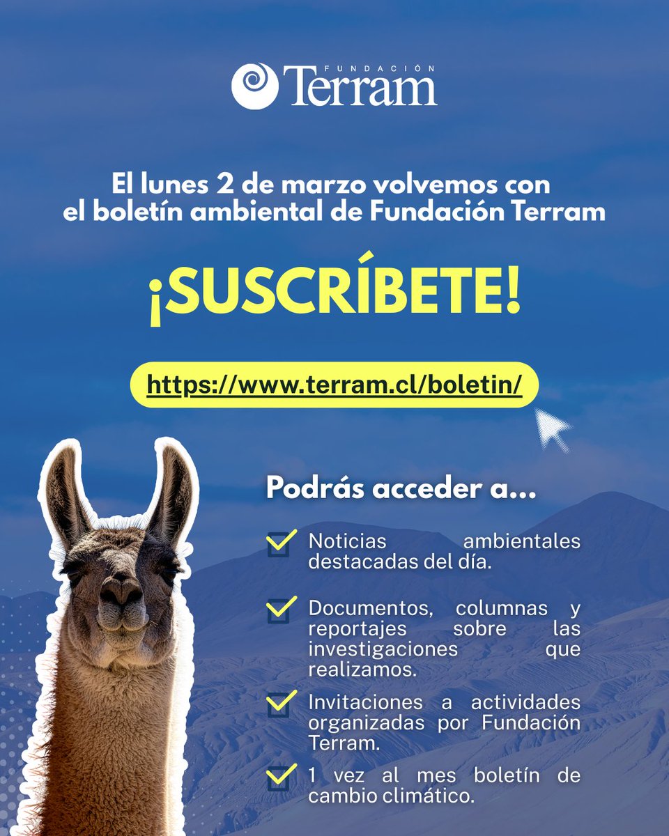 Fundación Terram tweet media
