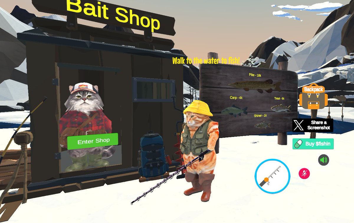 fishindotfun's tweet photo. Built a fish "fighting/tired" rotation so fish are way harder to catch and more exciting!

Adding a rare fish next... worth 100k🎣
https://t.co/0jnGDcSdfY https://t.co/lB83i3yfS6