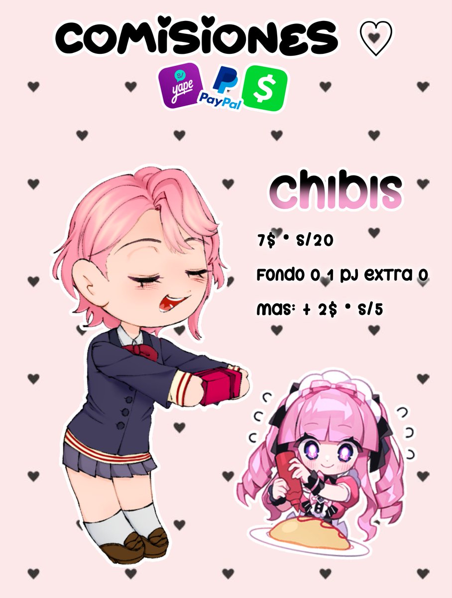 chinchillitas's tweet photo. Nani comisiones abiertas :3
Acepto yape, paypal y cash app jej 
#sstwt #selfshiptwt #yumetwt #comissionart #comissionopen #comms https://t.co/7QhHJTJTmd