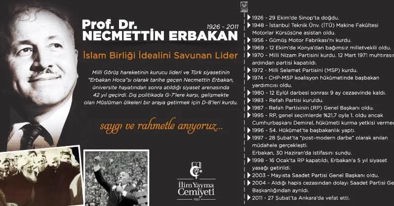 iycercis's tweet photo. Bir çiçekle bahar olmaz.
Ama! Her bahar bir çiçekle başlar…

Prof. Dr. Necmettin Erbakan hocamızı ölüm yıl dönümün de rahmetle duayla anıyoruz. 
Menzîli mübârek , mekânı cennet , mâkamı âli , rûh-u ilâ yevm’el kıyâme şâd ü Handan olsun. https://t.co/1l87eWfqsF