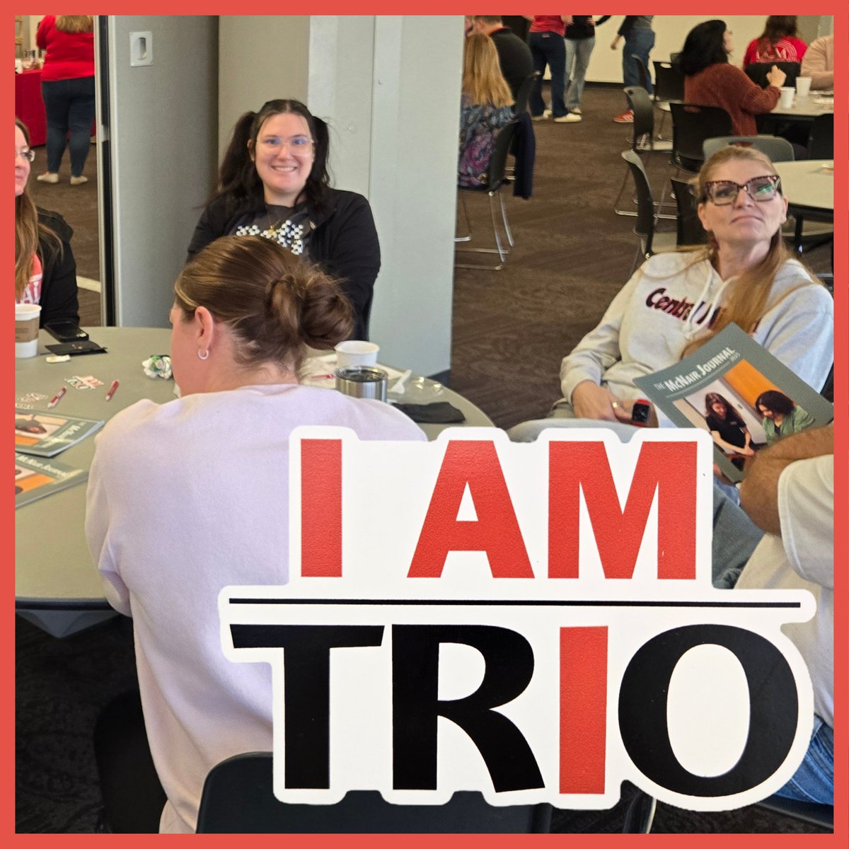UCM_McNair's tweet photo. @UCentralMO celebrates #NationalTRIODay!! Thank you to everyone who came to support TRIO and enjoy some coffee cake!
#TRIOworks #mcnairscholars #StudentSupportServices #TRIOSSS #triomcnair https://t.co/4EooGRzLRZ