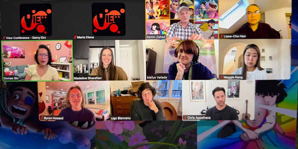 ViewConference's tweet image. @ViewConference Directors’ Panel onOscar Nominees for Best Animated Feature was a triumph w thousands of people following from all over the world!

Massive thanks to the filmmakers for sharing their views on animation.
#viewconference #animation #film #art #animated #feature