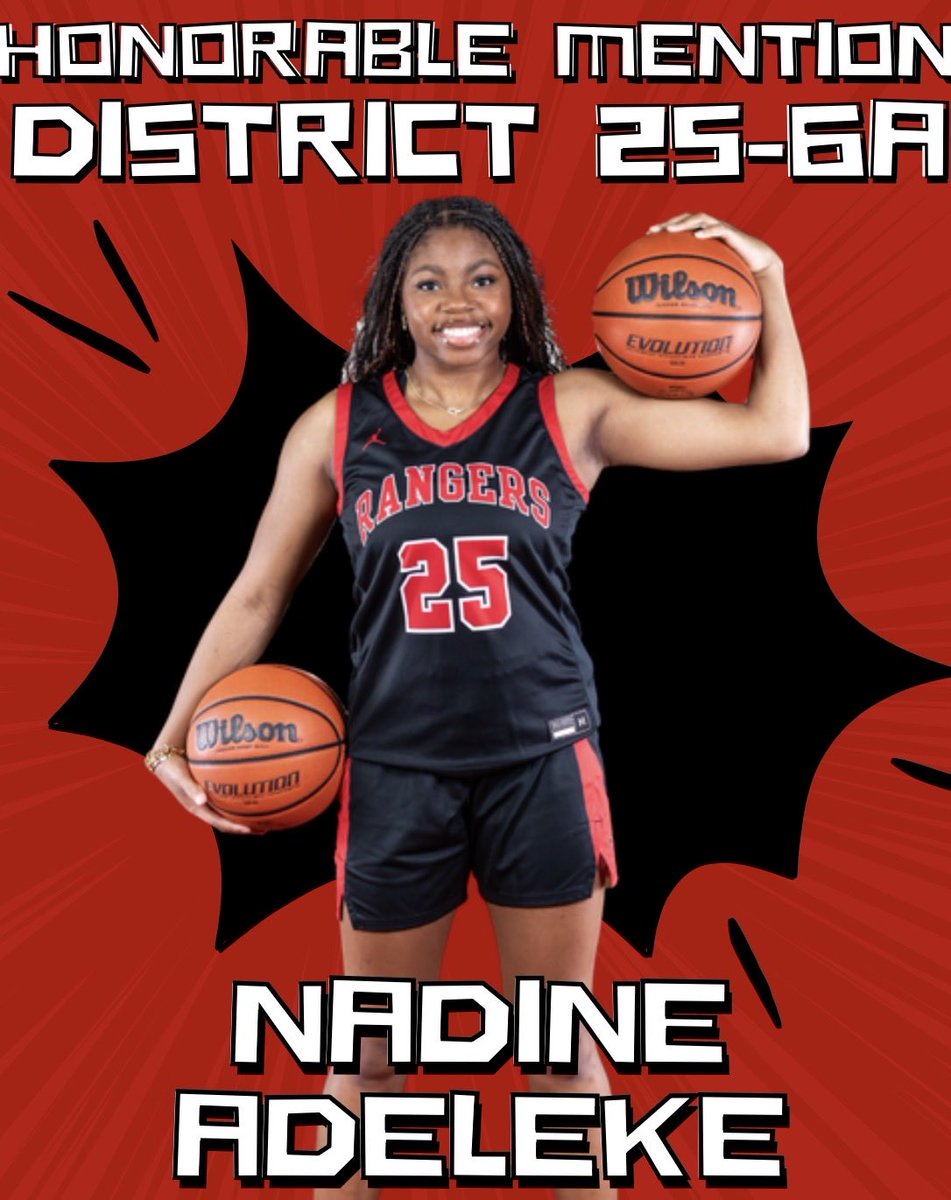 LadyRangerBball's tweet photo. Congrats, Nadine!! 👏 #rangertough https://t.co/kbsbLNGsh4