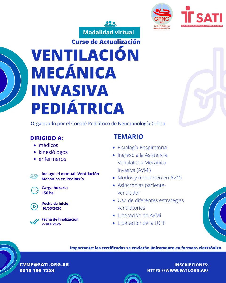 SATIarg's tweet photo. 📨 Más info: cvmp@sati.org.ar
✍🏻https://t.co/1XoO9kxkAc https://t.co/7swbIPCZ3A