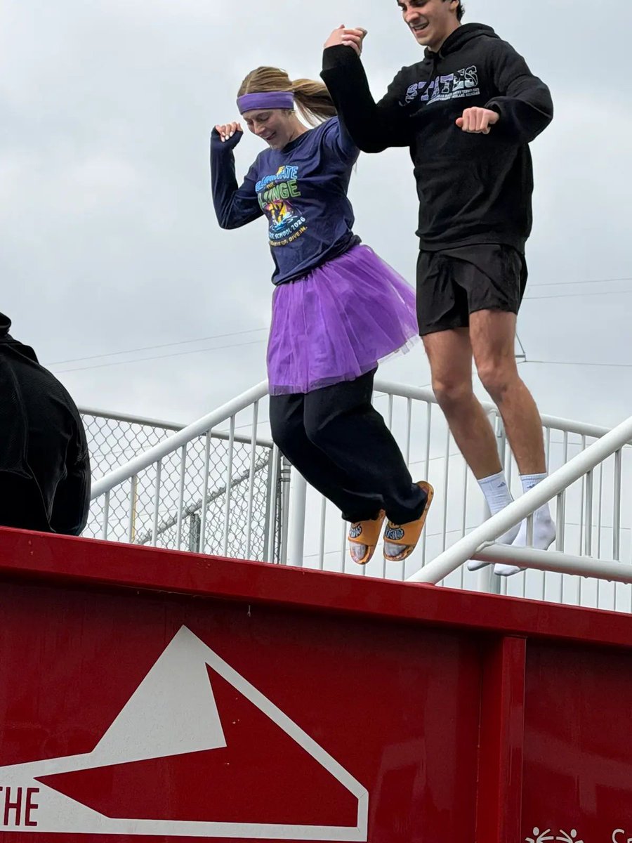 bhschools's tweet photo. BHHS Associate Principals Jessica Lupone and Cathy Skutch, along with several students from the leadership class and the Unified Basketball team, took a giant leap into icy waters to support the Special Olympics Michigan “Polar Plunge” on Wednesday! #BelongHere #ExcelAnywhere https://t.co/uwSvazWlKB