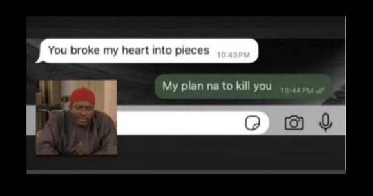 You never see anything  yet