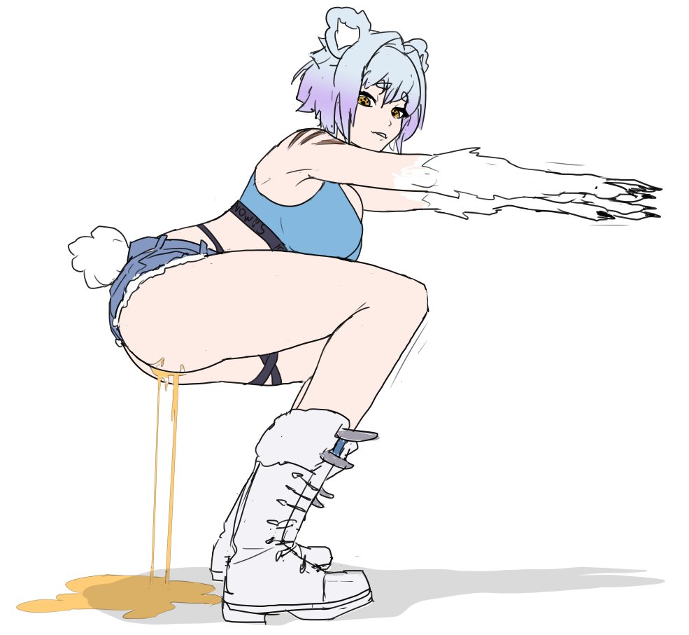 Sometimes. every once in a while, as a treat. I draw very specific fan art. <a href="/IceySnowNSFW/">🔞 Icey Snowpaws 🐻‍❄️🧊</a> #Iceyussy