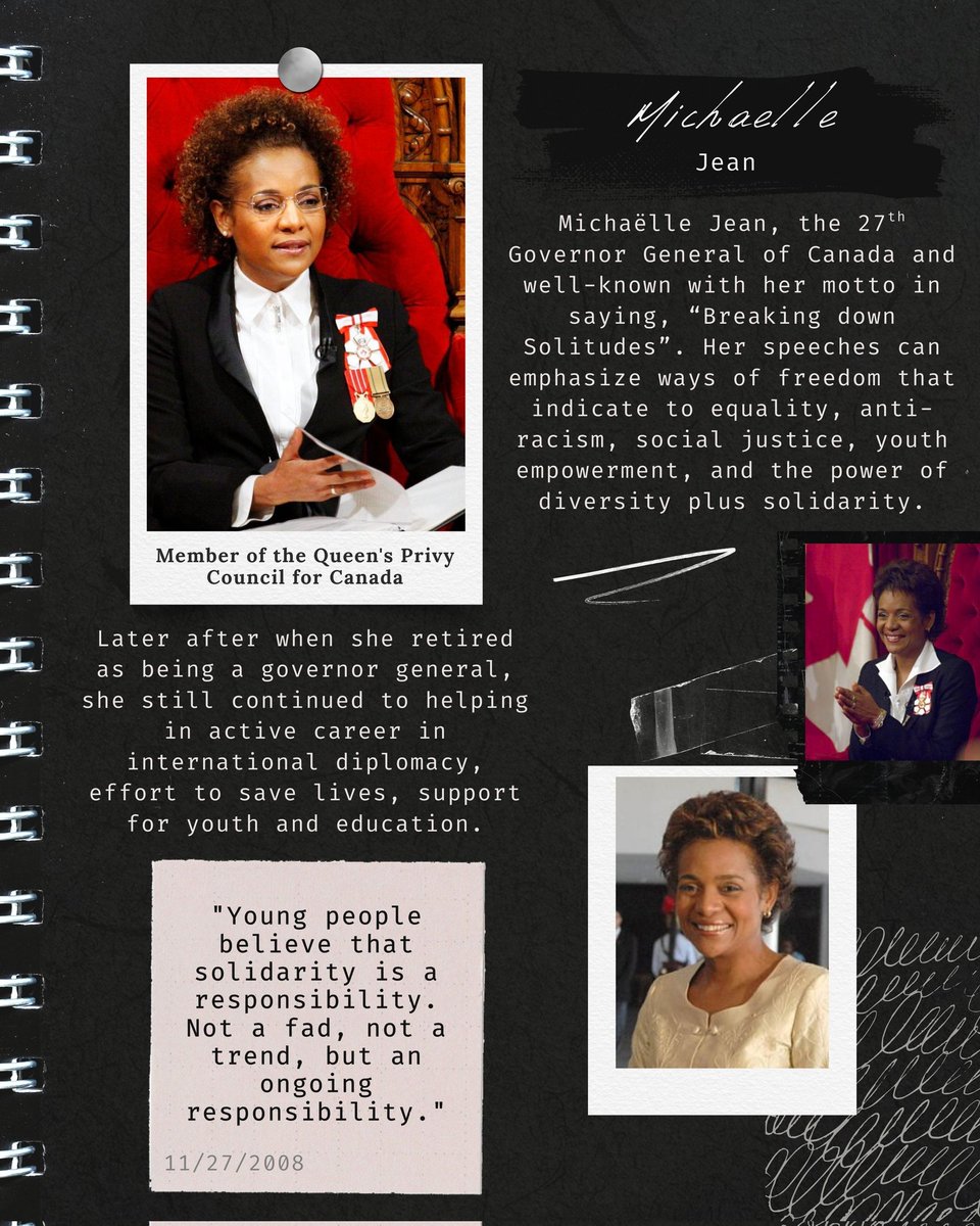 MrPsClassSEC's tweet photo. Noteworthy Canadians for Black History Month 
Michaelle Jean by Prince 
@campionchamps @MichaelleJ_FDN #ShareBlackStories #BlackExcellence #BHM2026 #BlackHistoryMonth https://t.co/eLitSO4bXC