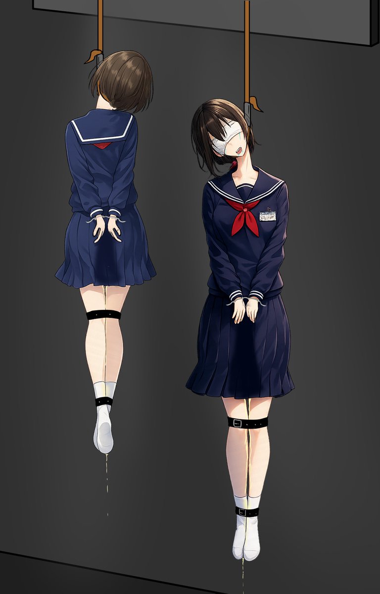 GeorgeOr_Well's tweet image. #AI #hanging #首吊り #絞首刑 #首折り
All characters was adult.