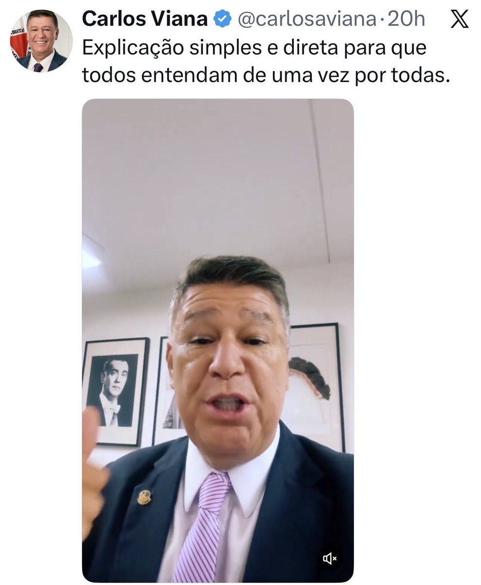 Viana fraudou votação, cometeu crime! E se nega a deixar votar a quebra de sigilo da Clava Forte Bank com medo de vir à tona quanto tem depositado lá e quanto seus amigos, Zettel e Vorcaro, roubaram dos aposentados e lavaram de dinheiro no Banco da Lagoinha.
Devia respeitar MG!