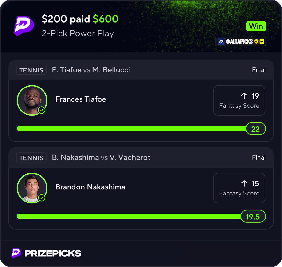 Alta Picks tweet media