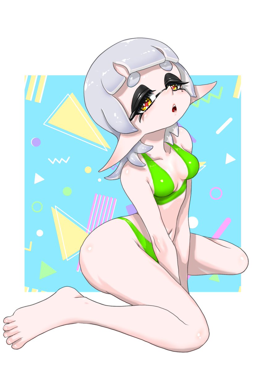 寝る前ラクガキ、夏待ちホタルちゃん