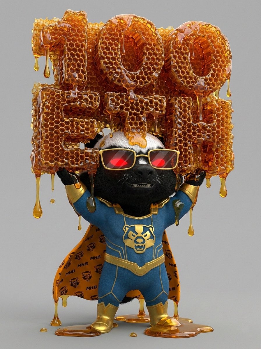 100 ETH volume milestone in a few days and we are just getting started!  Lots of really cool activations in the pipeline for holders.

Make sure to check out your unique lore for your MHB at megahoneybadgers.com
