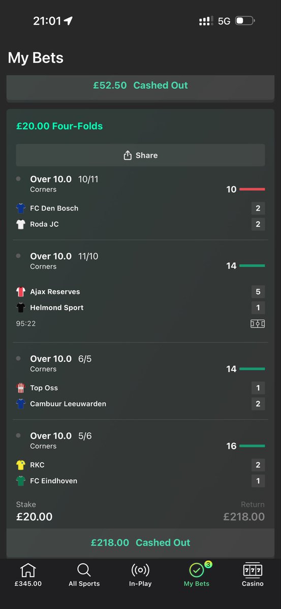 Asras2422181's tweet photo. @The_InplayGenie Honestly mate you’re killing it, we were soo unlucky but I cashed at a great price https://t.co/487rCuVw98