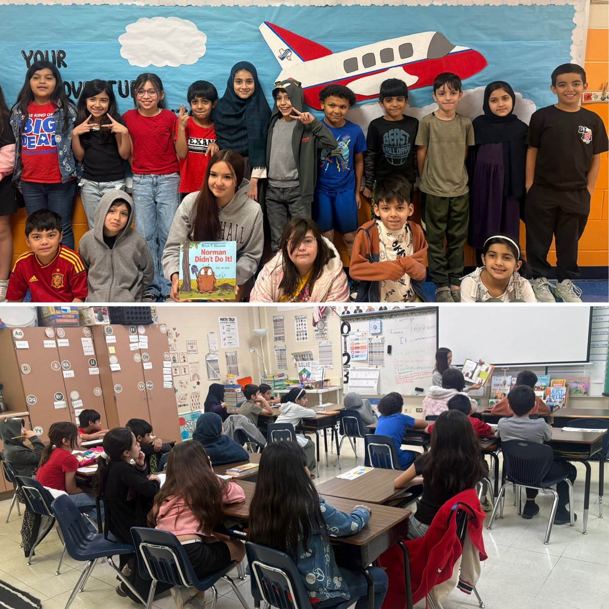 JMHS_Rams's tweet photo. RAMS READ!🐏📗
@RamsGirlsTrack & @MRamsSoftball got to begin Friday reading to our #FutureRams at @NISDOHT🦉@NISDThornton♥️ @NISDLeonValley🦁 & @NISDRhodes🦖!! #RamsRead #RamFam #RamPride #BeyondTheGame @SA_Sports @NISD_Athletics @NISDMarshall @NISDMarshallLMS https://t.co/0JmSmQQLFd