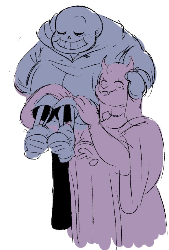 Dodya1223141's tweet photo. she likes to carry him like a dirty bag of potatoes #soriel https://t.co/OMTTJ1Zz0L