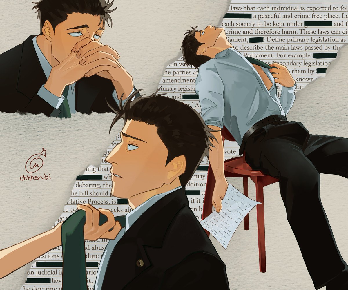 first time drawing higuruma kinda nervous #jjk #JujutsuKaisen #higuruma