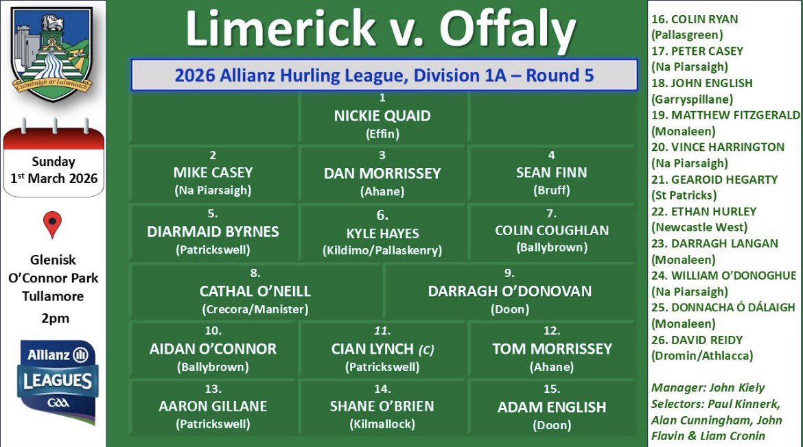 Limerick GAA tweet media