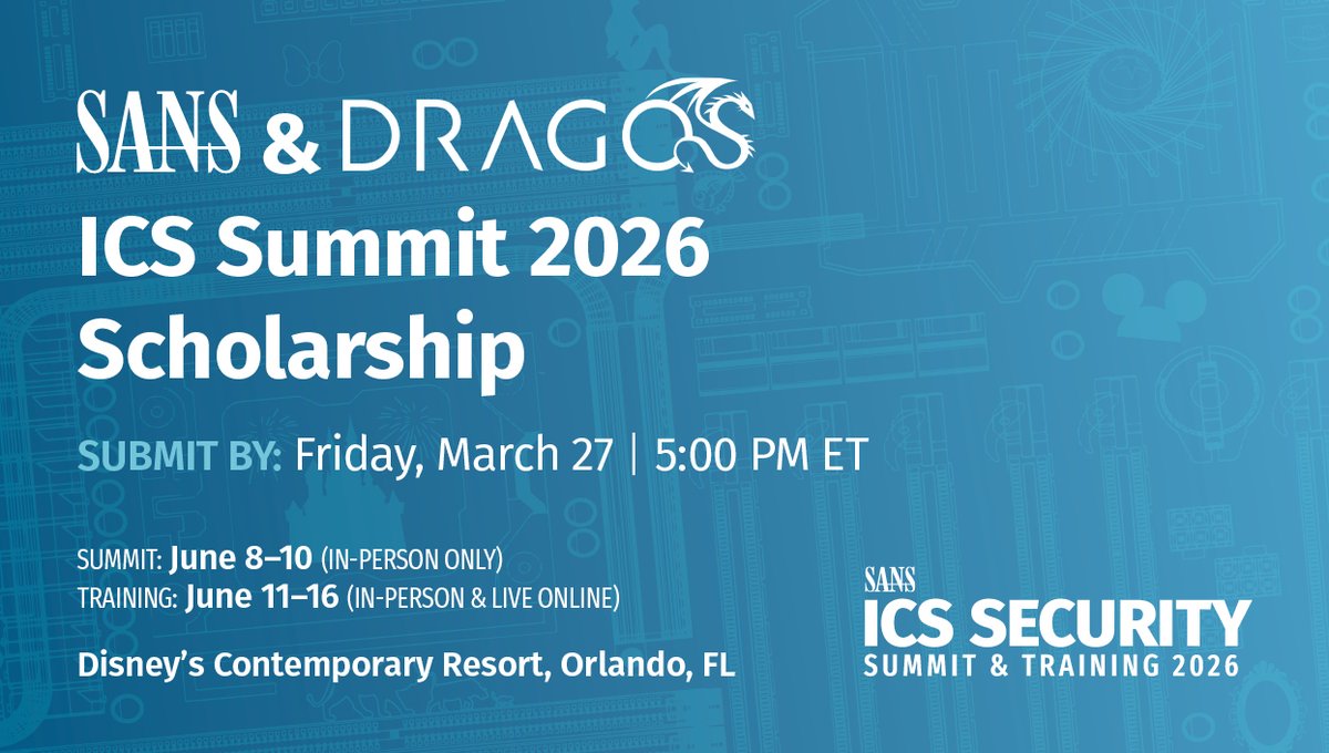 SANS ICS tweet media