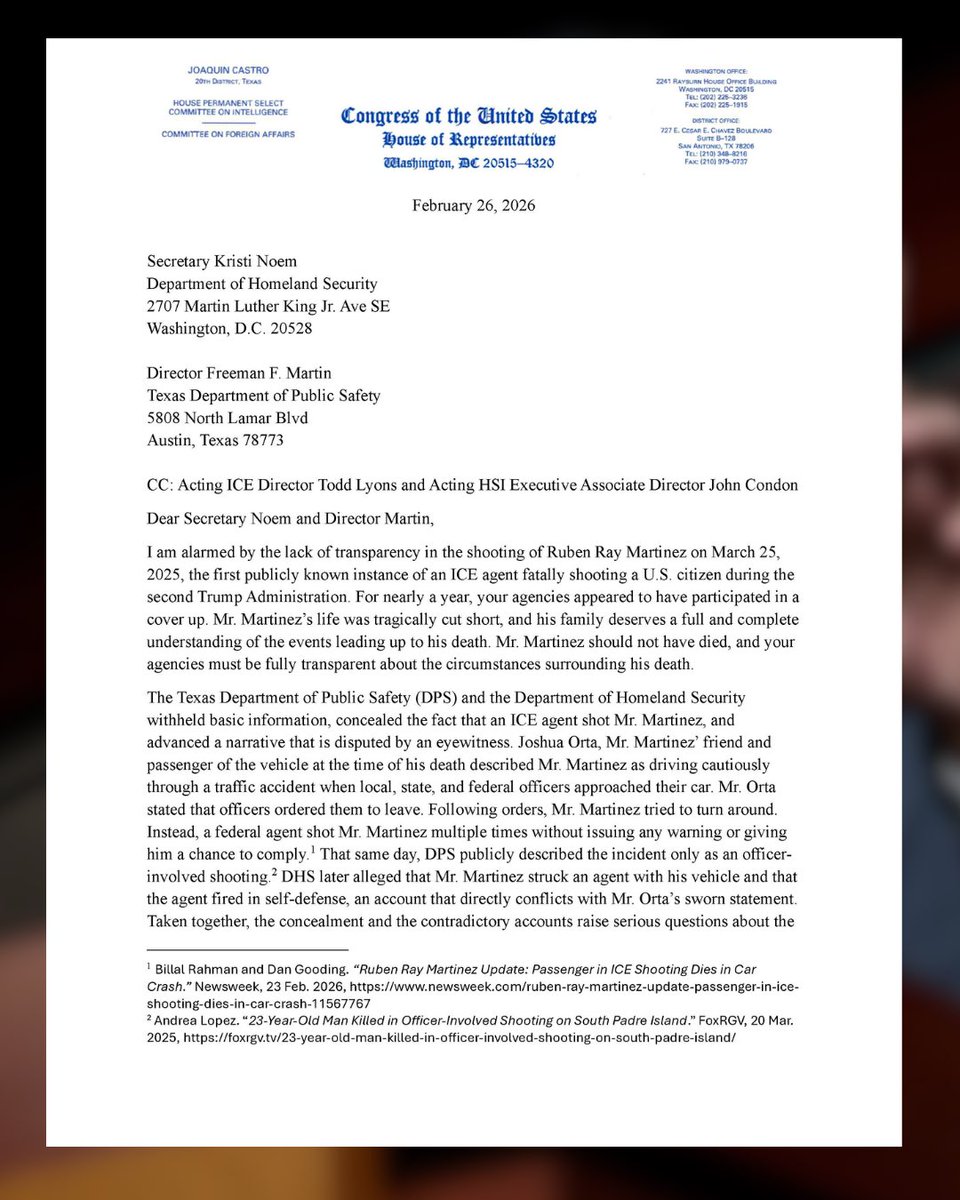 Joaquin Castro tweet media