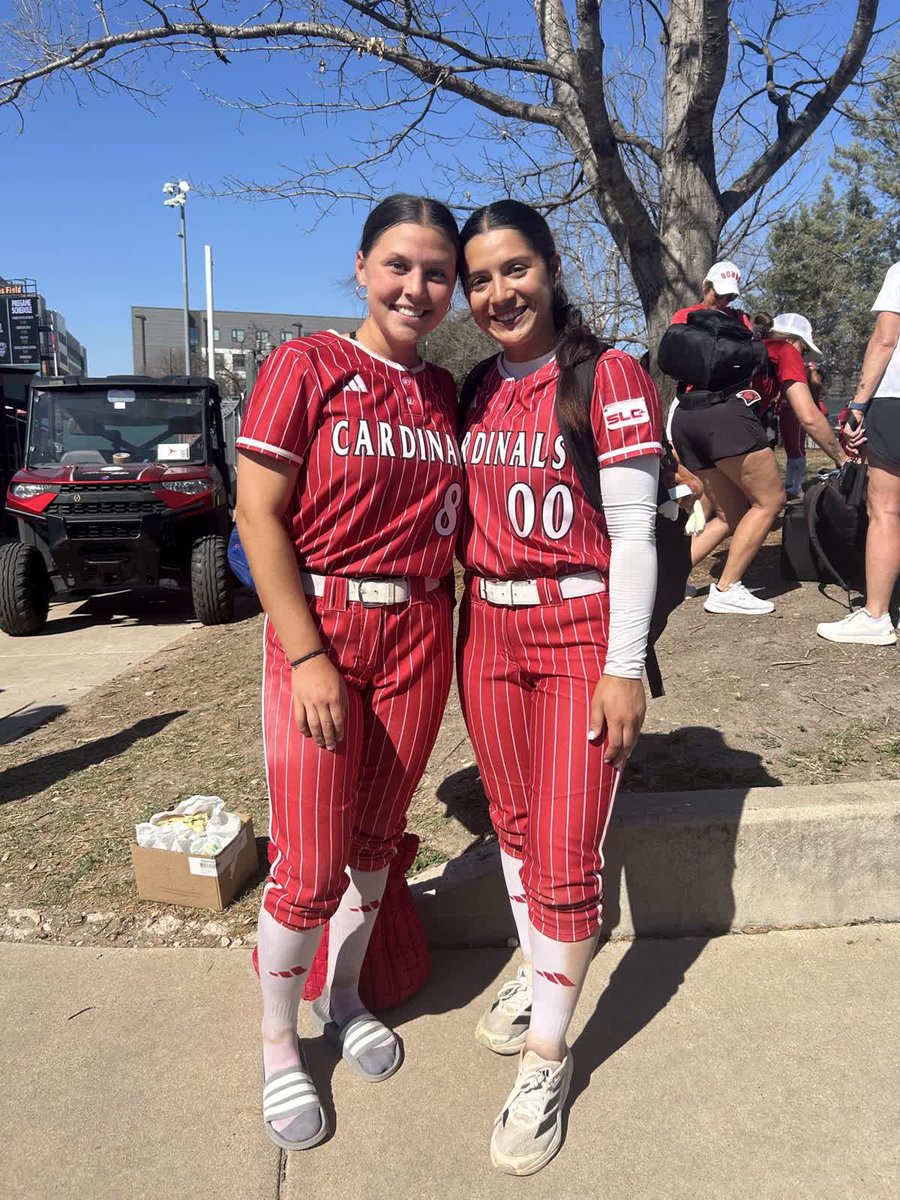 SB_CardinalCrew's tweet photo. Battery No Hitter
Team No No
Let’s Gooooo!
Congratulations to Bella Mitchell, Piper Caceres and the entire Cardinal Crew on their AMAZING game 1 of the Longhorn Invitational!
#Team39 #WordUp #UIDub https://t.co/sbbEzFxkQV