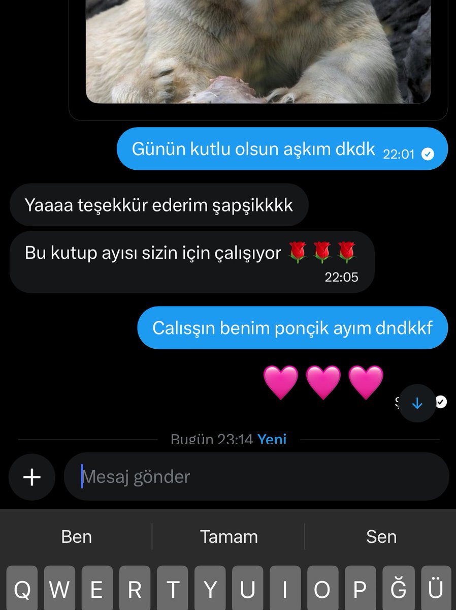 Bizde de lovebombing böyle işte 😍😍