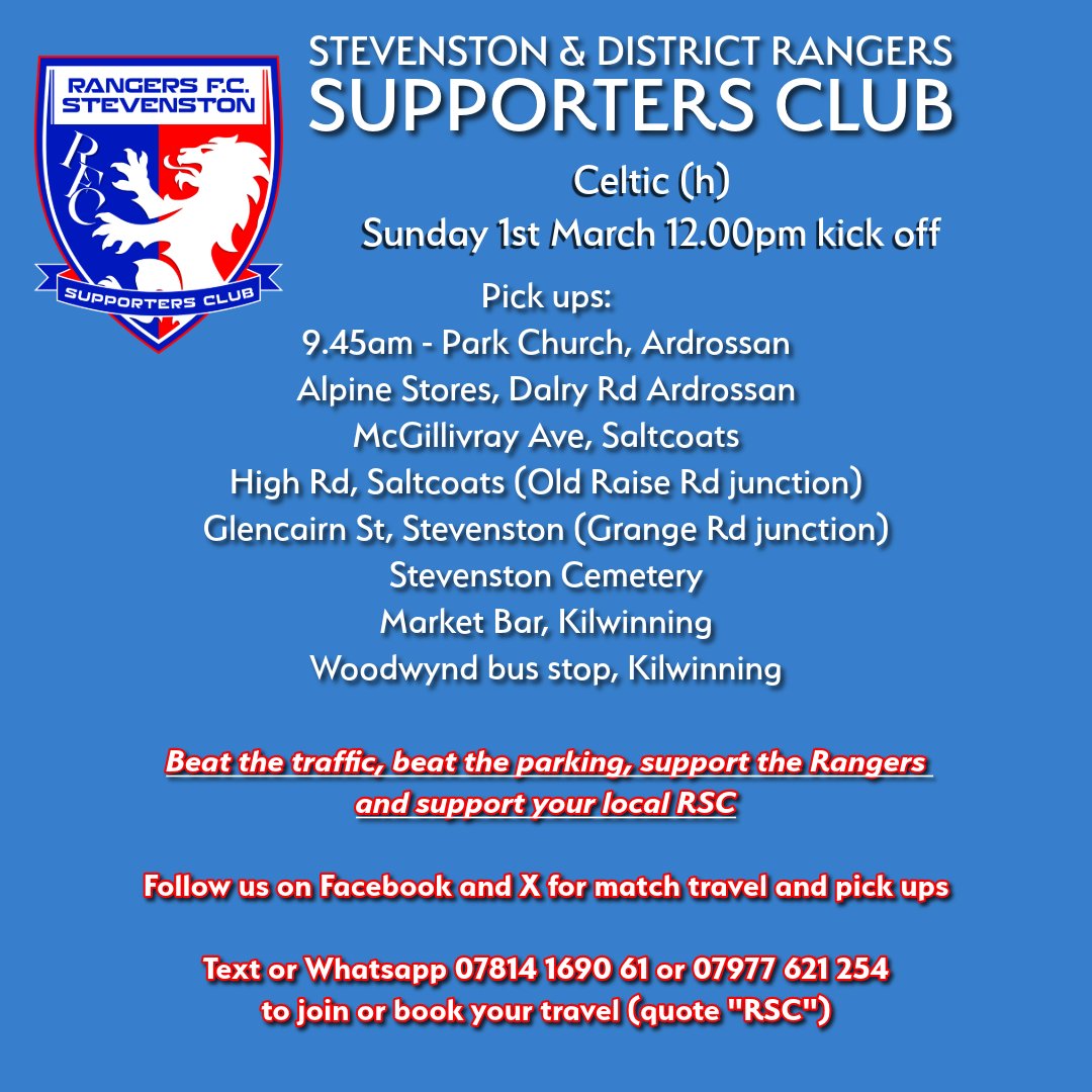 stevenston_RSC's tweet photo. Bus now full! https://t.co/ebcW9JQ7jK