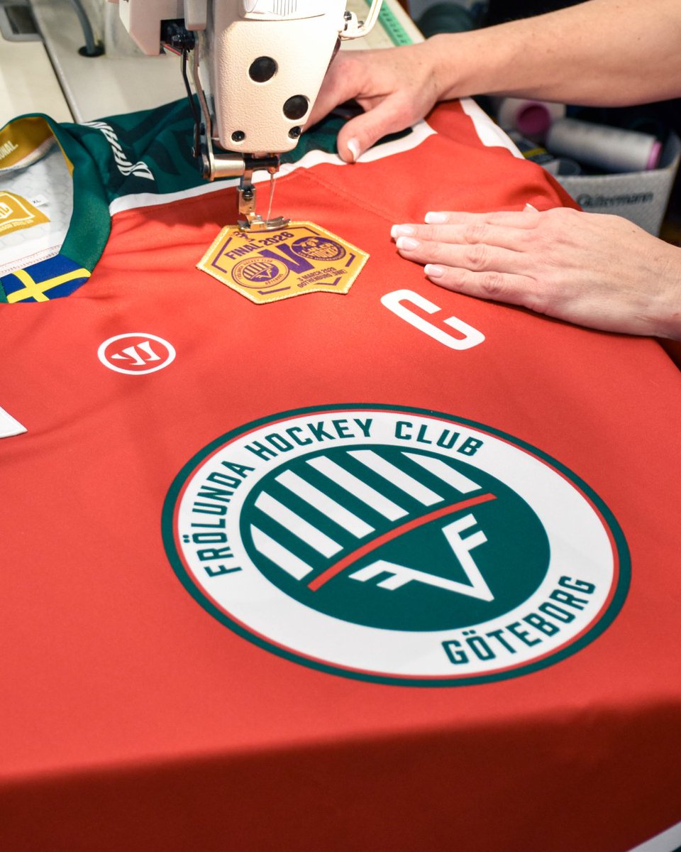 championshockey's tweet photo. Meanwhile @WarriorHockey have been working away at the special jerseys for our Finalists 😍

#ChampionsGoBeyond #CHLFinal https://t.co/ISw3S449Sc