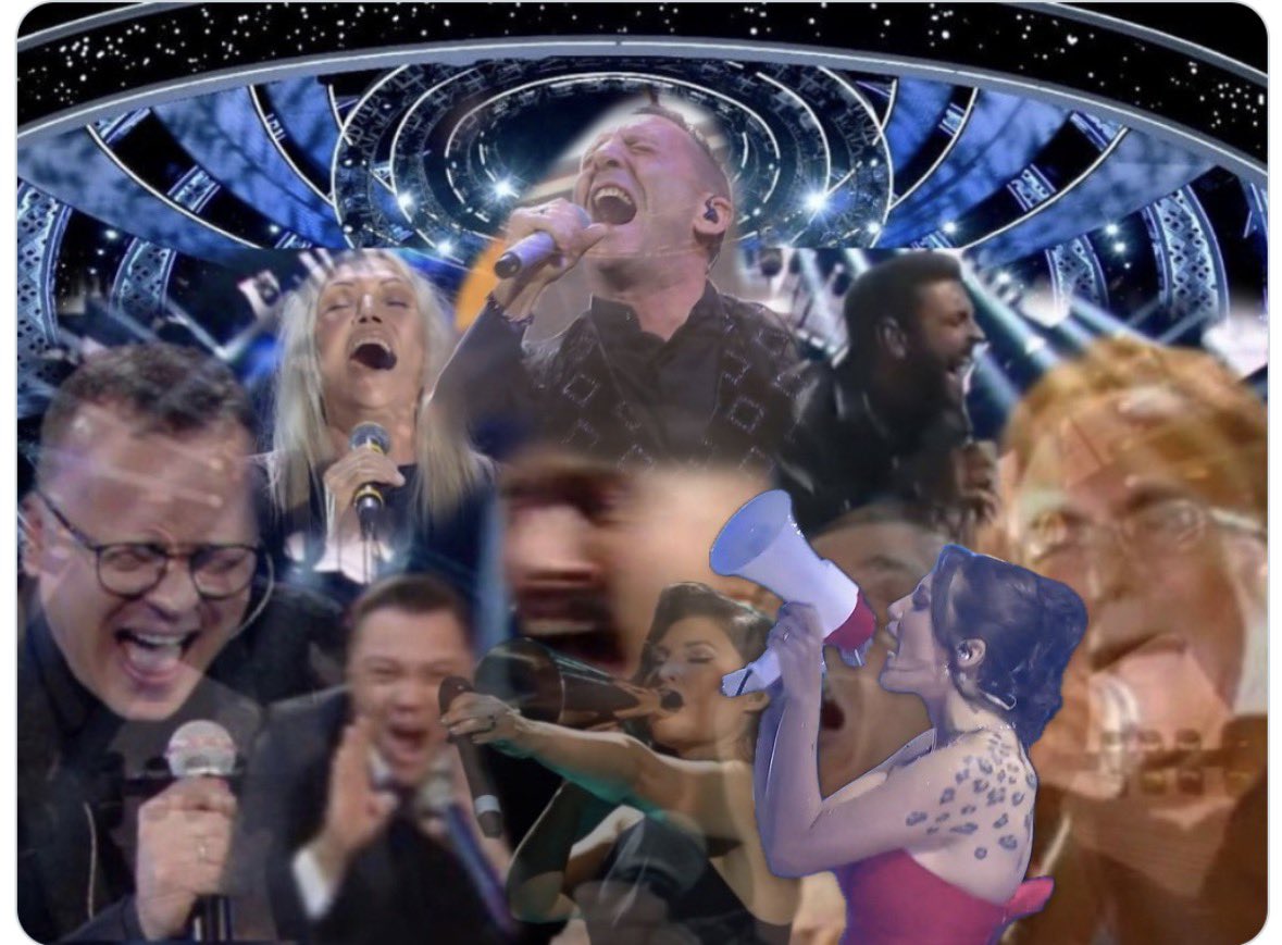 Meme delle urla aggiornata #Sanremo2026
