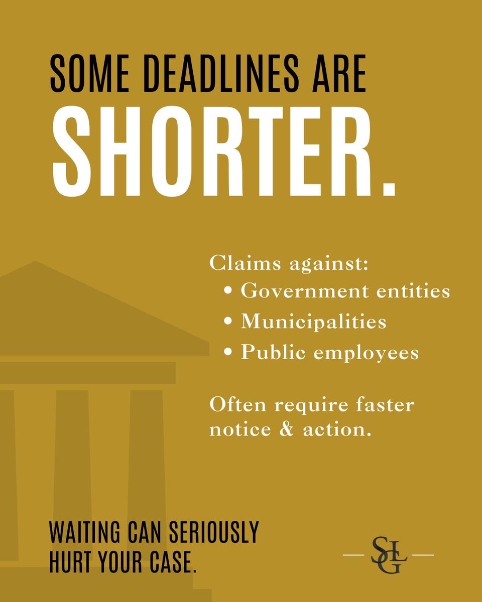 SutterLawGroup's tweet photo. INJURED IN ILLINOIS? 
Most personal injury cases must be filed within 2 years, and some deadlines are even shorter. Insurance companies know this and they may delay.

DON’T WAIT.
https://t.co/bv0Vk2guh4
#IllinoisPersonalInjury https://t.co/OsKe0hieL6