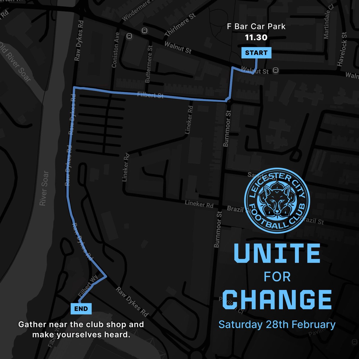 Unite for Change - LCFC tweet media