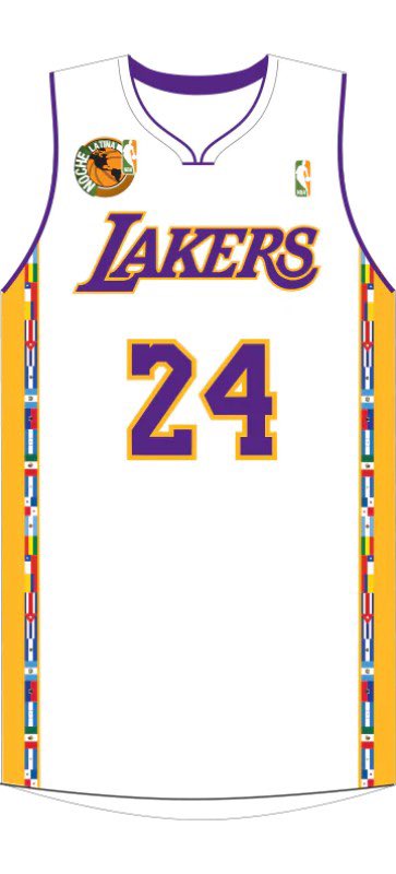 HoopGrids's tweet photo. Someone find me the lakers 2006 Latin Nights jersey!! It’s perfect https://t.co/4qDOgoVC1D